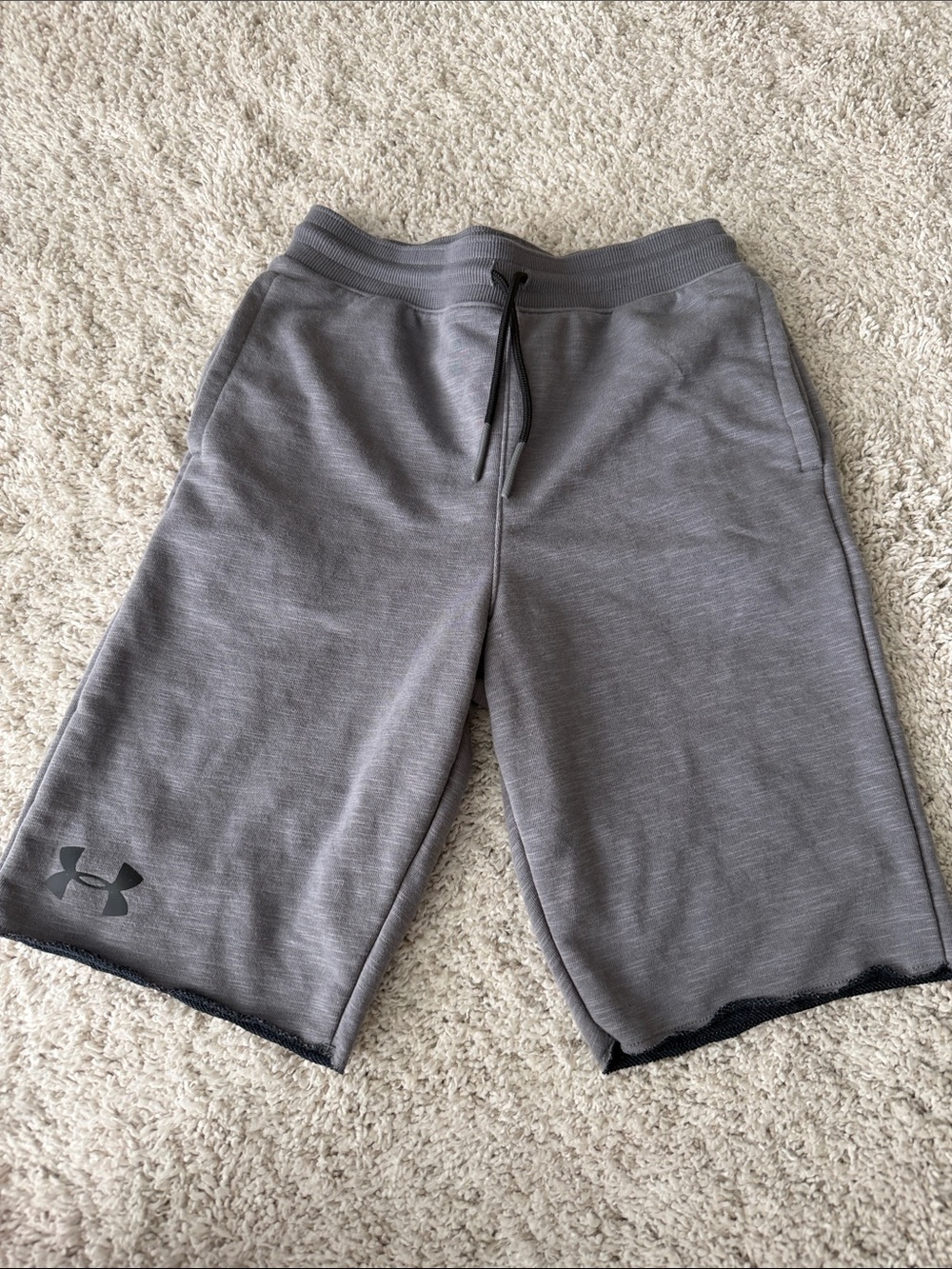 Under Armour Gray Kids Athletic Drawstring Shorts